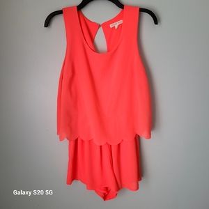 Double zero romper  size Medium  color electronic coal